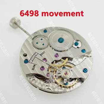 6498 Hareketi 17 Mücevher İzle El Sarma Mekanik Hareketi saat 6 İçin ST3621 / ETA 6498 İzle Erkekler Kol Saati