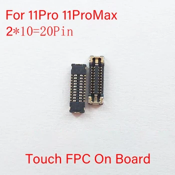 USB şarj Portu 3D Dokunmatik TP FPC Konektörü iphone 11 Pro Max 11Pro 11Promax LCD Sayısallaştırıcı Mantık Kurulu Anakart