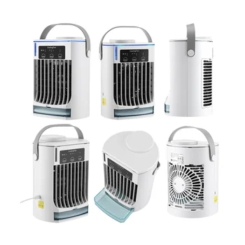 2 Adet Taşınabilir Klima Fanı, Kişisel Uzay Hava Soğutma Fanı USB Şarj ile Ev Ofis Mutfak için, hava Soğutucu