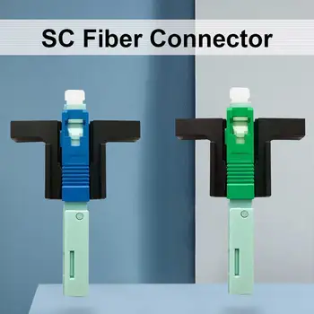 100 Adet Taşınabilir ABS SC Fiber Optik Konnektör Çeşitleri Ofis Otel Ağ Konnektörleri Çeşitli Kiti Tip 2