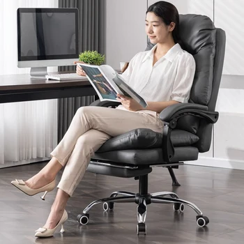 Masaj ergonomik sandalye Döner Oturma Odası Çalışma Konferans Vanity ofis koltuğu Salonu Yatak Odası Silla De Escritorio Mobilya