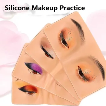 Sdattor 5D Kaş Dövme Uygulaması Cilt Göz Makyajı Eğitimi Cilt Silikon Uygulama Pedi Makyaj Güzellik Akademisi Sanat Açıklama