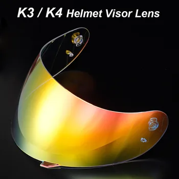 K3 K4 Kask siperliği Lens Tam Yüz Kask moto rcycle Aksesuarları Capcaete De Moto Cam Anti-UV Cascos Para Moto Kalkan Lens