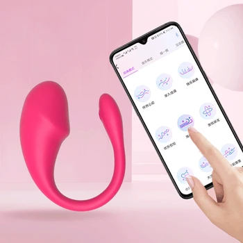 Kablosuz Bluetooth g-spot yapay penis vibratör kadın APP uzaktan aşınma titreşimli yumurta klitoral stimülasyon titreşimli külot seks oyuncak
