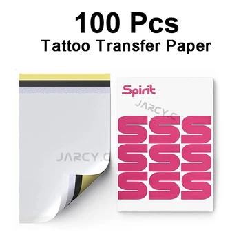 Dövme Thermocopier Kağıt Dövme Transfer yazıcı kağıdı A4 Boyutu Karbon Termal Şablon Makinesi Aydınger Kağıdı Dövme Malzemeleri