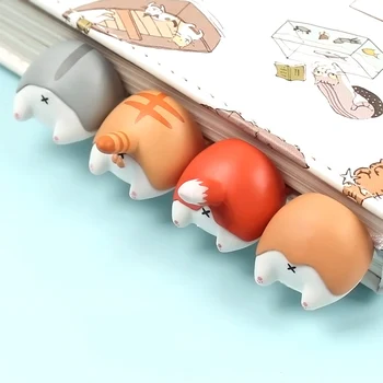 Yaratıcı Hayvan Corgi Kedi Hamster Kitaplar için Yer İmleri Kawaii Kitap İşaretleri Çocuklar Kızlar için Hediye Ofis Okul Malzemeleri Kırtasiye