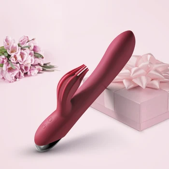 Yapay penis G-Spot Tavşan Vibratör Orgazm Yetişkin Oyuncaklar Klitoral Stimülasyon Kadın Mastürbasyon Seks Oyuncakları Kadınlar için Yetişkin Seks Ürün