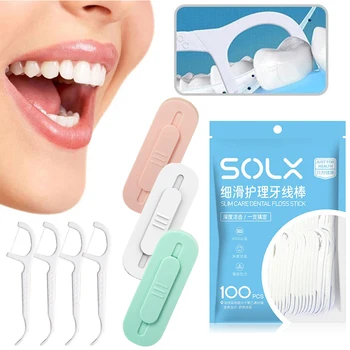 Diş ipi Dağıtıcı Ağız Temizleme Diş İpi Otomatik Diş İpi Kutusu Diş İpi Ağız Bakımı Hijyenik Temiz Diş Pensesinde Tutucu Aracı