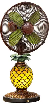 Salınan Masa Lambası, 3 Hızlı Taşınabilir, Ananas, Mozaik Cam Antika ve Lamba, 10 inç