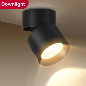 220V LED yönlü ışık katlanır spot ışığı.CBO yüzey, LED, kurulumu kolay, 90° döndürme, katlanabilir, spot ışığı