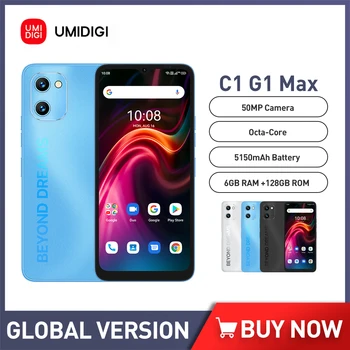 UMIDIGI C1 ve G1 Max Smartphone 6.52 