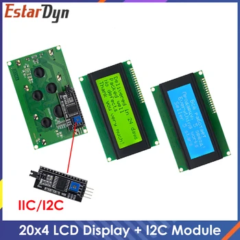 LCD2004 + I2C 2004 20x4 2004A Mavi/Yeşil ekran HD44780 Karakter LCD /w IIC/I2C Seri arabirim Adaptörü Modülü arduino için