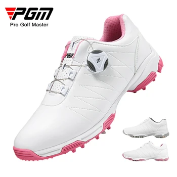PGM Kadın golf ayakkabıları Su Geçirmez Hafif Topuzu Toka Ayakkabı Bağı Sneakers Bayanlar Nefes Kaymaz Eğitmenler Ayakkabı XZ082