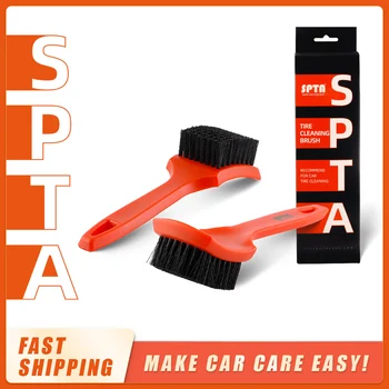 (Toplu Satış) SPTA Otomatik Temizleme Fırçası Anti Statik Otomatik Lastik Jant Fırça Tekerlek Göbeği Temizleme araba tekerlekleri Detaylandırma Temizleme Aracı