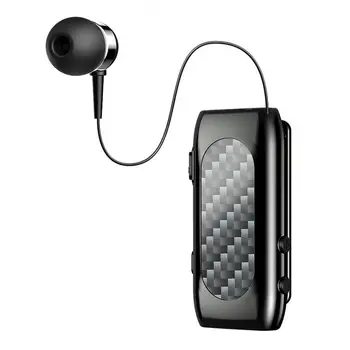 Bluetooth uyumlu Kulaklık Teleskopik ENC Gürültü Azaltma Yaka Klip Mini kablosuz kulaklık Handsfree Kulaklık İş için