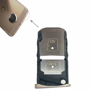 Motorola Moto Z için YENİ SIM Kart Tepsisi + Mikro SD Kart Tepsisi (Gümüş)