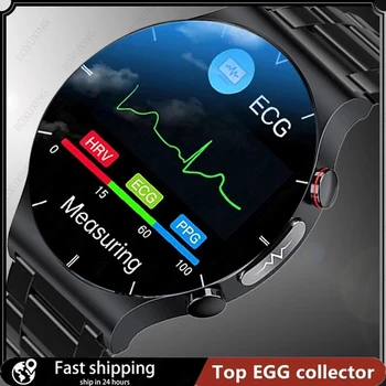 2023 Yeni EKG+PPG Akıllı İzle Erkekler Kan Basıncı Kan Oksijen Vücut Sıcaklığı Monitörü Spor Spor Smartwatch Xiaomi Huawei İçin