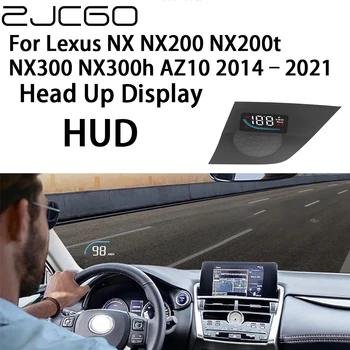 ZJCGO Otomatik HUD Araba Projektör Alarmı Head Up Ekran Hız Göstergesi Cam Lexus NX için NX200 NX200t NX300 NX300h AZ10 2014~2021