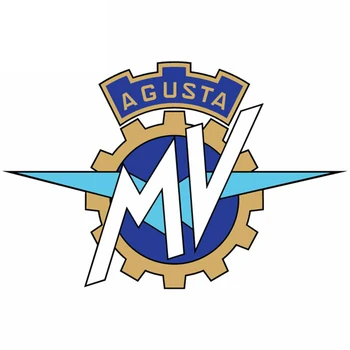 Kişilik Araba Çıkartmaları PVC MV Agusta Çıkartması Güneş Koruyucu Su Geçirmez 3D Araba Sarma Vücut 13cm X 9cm
