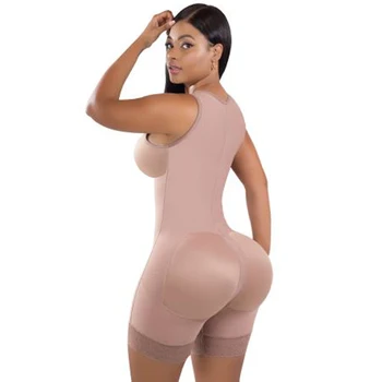 Kadın Korse Sıkıştırma Giysiler Karın Şekillendirme Kısa Yelek Kuşak Doğum Sonrası Liposuction Bodysuit