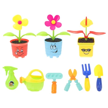 Çiçek Oyuncak Simüle Dikim Kidcraft Playset Çocuk Araçları Ebeveyn-çocuk Bebek