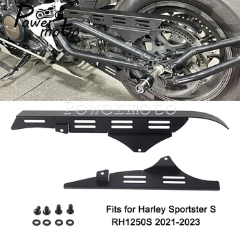 Harley Sportster S için RH1250S 2021 2022 2023 1 Takım Motosiklet Alüminyum Üst Alt Kemer Koruma Kılavuzu Tekerlek Slayt Kapak Koruma