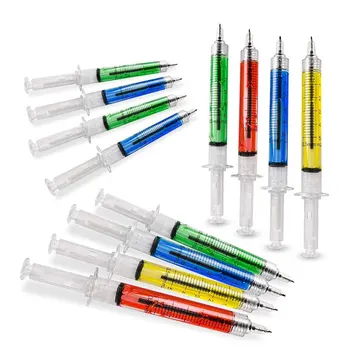 40 adet Enjeksiyon Tipi Tükenmez Kalem Doktor Hemşire Hediye Sıvı Kalem Renkli Şırınga Kalemler
