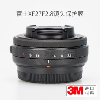 Fuji XF27F2. 8 İkinci nesil Lens Koruma şerit etiket Kamuflaj Etiket 3M