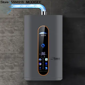 0.025 Pa Anında su ısıtıcı Duş banyo muslukları Mutfak Musluk LPG / NatureGas Elektrikli su ısıtıcı dijital ekran AC220V / 50HZ