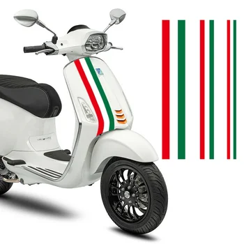 Motosiklet Ön Yansıtıcı Sticker İtalya Çıkartması Piaggio Vespa LXV GTS 150 250 300 Süper Spor Çıkartması
