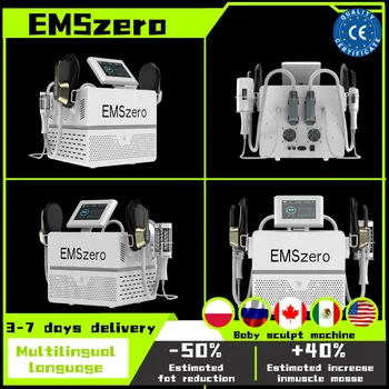 2023 Yeni EMSZERO 2 in 1 Rulo Masaj Kilo Terapi 40K Basınç Mikro titreşim Vakum 5D Vücut zayıflama Makinesi