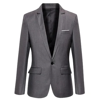 2851-R-High-end yakışıklı takım elbise kıdemli duygusu Kore versiyonu iş ceket tek parça öğrenci takım elbise
