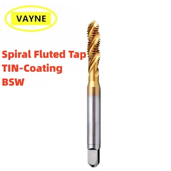 KALAY Spiral yivli musluk ingiliz W1 ile 1 adet VAYNE HSSE/8-40 5/32 3/16 7/32 1/4 5/16 3/8 7/16 1/2 5/8 İnce Dişli muslukları Vidalayın